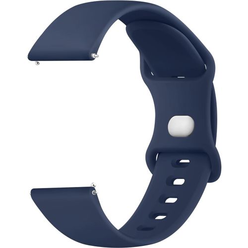 Kal-Bracelet De Montre Pour Bracelet De Montre En Silicone De 20 Mm Avec Fermeture Rapide - Bracelet De Rechange 20 Mm Pour Homme Et Femme, Bleu Marine