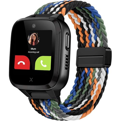 KAL-Magnétique Bracelet 16Mm Pour Xplora Kidzi/Xplora X5 Play/Xgo 2/Xgo 3 Remplacement Enfant Nylon Coton Tresser Pour Fille Garçon