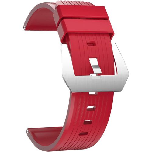 Kal-Caoutchouc Fluoré Bracelet Montre Remplacer Bracelet Montre Imperméable Flexible - 22/24mm Montre Bracelet Avec Acier Inoxydable Boucle