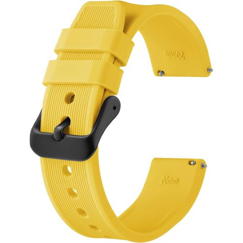 Kal-Bracelet De Montre En Silicone 18mm 20mm 22mm 24mm, Bande De Remplacement En Caoutchouc À Dégagement Rapide, Bracelet Homme Femme