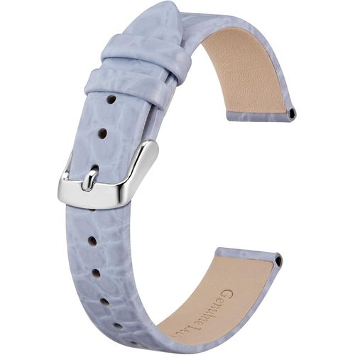 Kal-Bracelets De Montre En Cuir, Bandes De Remplacement Souples Avec Boucle Polie, 10mm 12mm 14mm 16mm 18mm 19mm 20mm
