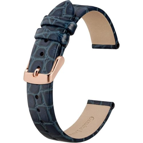 Kal-Bracelets De Montre En Cuir, Bandes De Remplacement Souples Avec Boucle Polie, 10mm 12mm 14mm 16mm 18mm 19mm 20mm
