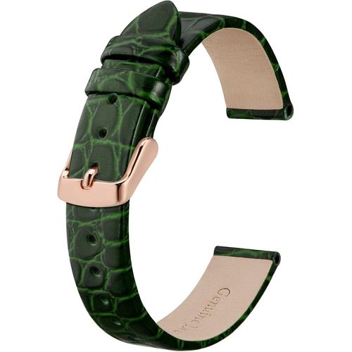 Kal-Bracelets De Montre En Cuir, Bandes De Remplacement Souples Avec Boucle Polie, 10mm 12mm 14mm 16mm 18mm 19mm 20mm