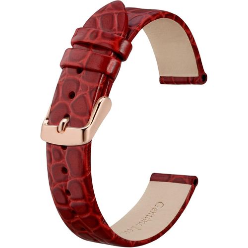 Kal-Bracelets De Montre En Cuir, Bandes De Remplacement Souples Avec Boucle Polie, 10mm 12mm 14mm 16mm 18mm 19mm 20mm