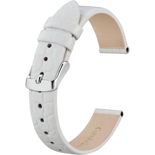 Kal-Bracelets De Montre En Cuir, Bandes De Remplacement Souples Avec Boucle Polie, 10mm 12mm 14mm 16mm 18mm 19mm 20mm
