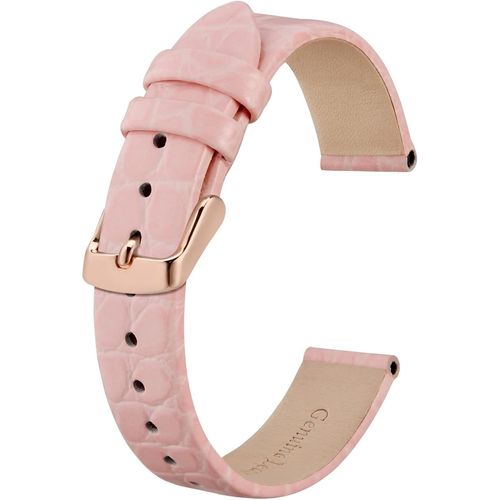 Kal-Bracelets De Montre En Cuir, Bandes De Remplacement Souples Avec Boucle Polie, 10mm 12mm 14mm 16mm 18mm 19mm 20mm
