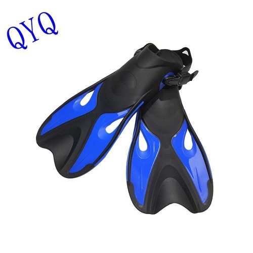 Chaussures Grenouille Pour Adultes,Palmes Avec Boucles Réglables,Talons Ouverts,Conçues Pour La Plongée En Apnée Et La Plongée Sous-Marine - Type Blue-Xs-M(6-8) #B