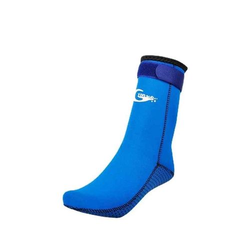 Chaussettes De Plongée En Apnée En Néoprène Pour Adultes,Chaussettes De Natation Antidérapantes,Chaussettes De Plongée Noires,Aileron Et Vêtements De Plage 3mm - Type Bleu-Xxxl(43-44)