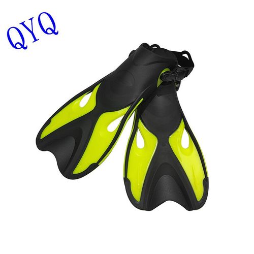 Chaussures Grenouille Pour Adultes,Palmes Avec Boucles Réglables,Talons Ouverts,Conçues Pour La Plongée En Apnée Et La Plongée Sous-Marine - Type Yellowish Black-Ml-Xl(9-11) #A