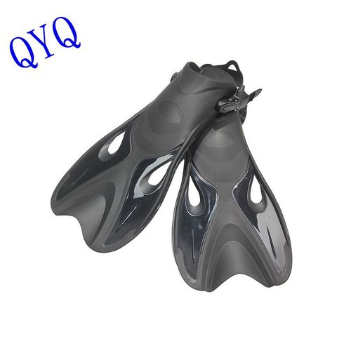 Chaussures Grenouille Pour Adultes,Palmes Avec Boucles Réglables,Talons Ouverts,Conçues Pour La Plongée En Apnée Et La Plongée Sous-Marine - Type Black-Ml-Xl(9-11) #B