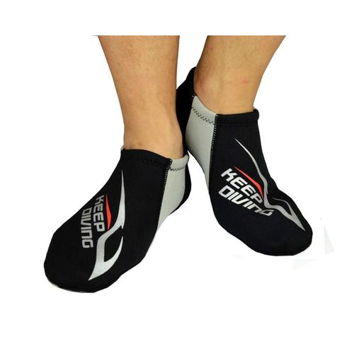 Chaussettes De Sable De Plongée En Néoprène,Chaussures De Plage Noires,Équipement De Plongée En Apnée,Palmes,3mm - Type Gris Clair-M
