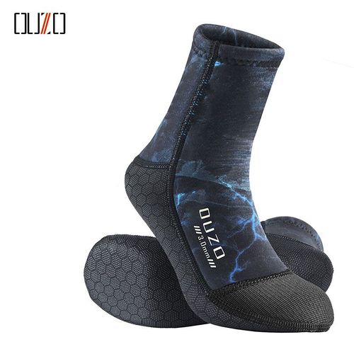 Chaussettes De Plongée En Néoprène 3mm Pour Hommes Et Femmes,Chaussettes Chaudes De Plongée En Apnée,Sports Aquatiques,Longues,Antidérapantes,Portables,Pour La Plage - Type Bw3039-L-Xxxl