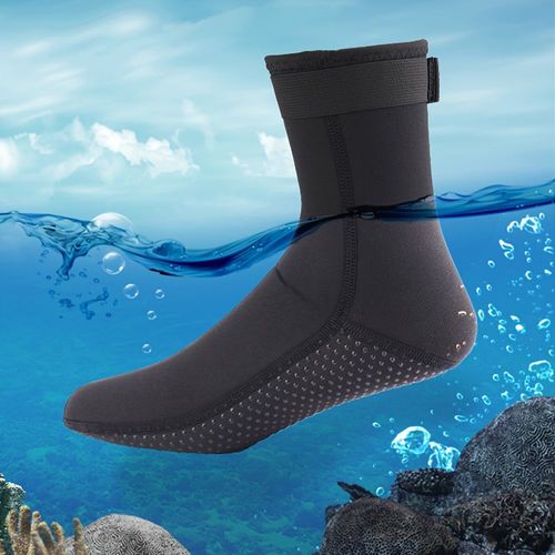 1 Paire De Chaussettes De Plongée En Néoprène,Chaussettes De 3mm,Chaussons De Surf Pour La Plongée En Apnée,La Natation,Les Sports Nautiques - Type M