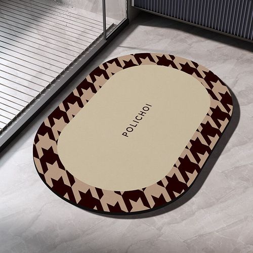 Tapis de salle de bain Super absorbant,antidérapant,pour baignoire,séchage rapide,pour sol de douche,toilettes,paillasson lavable - Type 40cmx60cm #H
