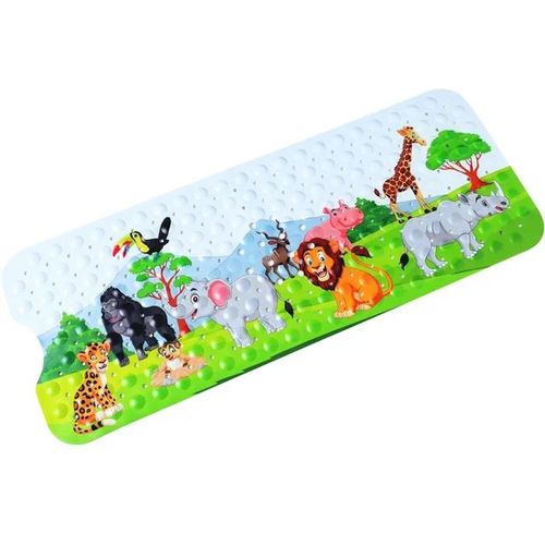 Grand tapis de bain en PVC de dessin mignon,antidérapant,pour douche,baignoire,avec ventouse,coussin de Massage doux,pour enfants et personnes âgées - Type Elephant 2