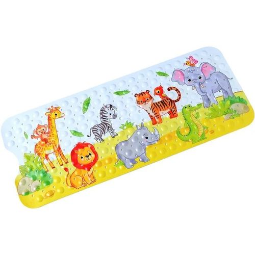 Grand tapis de bain en PVC de dessin mignon,antidérapant,pour douche,baignoire,avec ventouse,coussin de Massage doux,pour enfants et personnes âgées - Type Elephant