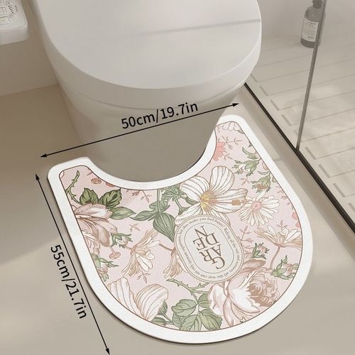 Ensemble de tapis de salle de bain antidérapant,en caoutchouc,Super absorbant,pour baignoire,sol latéral des toilettes,paillasson d'entrée,décoration de maison - Type A13