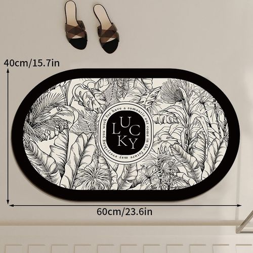 Ensemble de tapis de salle de bain antidérapant,en caoutchouc,Super absorbant,pour baignoire,sol latéral des toilettes,paillasson d'entrée,décoration de maison - Type A3