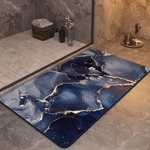 Tapis De Salle De Bain De Luxe Antidérapant,Douche,Super Absorbant,Séchage Rapide,Tapis De Sol Pour Les Pieds,Paillasson Lavable - Type 40cmx60cm #H