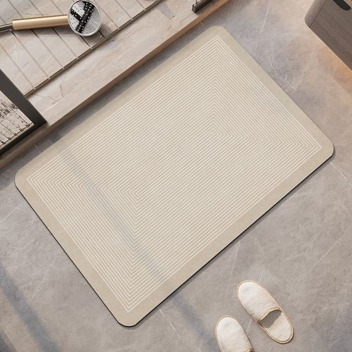 Tapis De Sol De Salle De Bain De Luxe,Antidérapant,Pour Douche,Super Absorbant,À Séchage Rapide,Pour Toilettes,Paillasson Lavable - Type 40cmx60cm #H