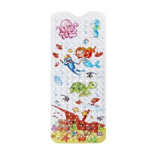 Grand tapis de bain en PVC de dessin mignon,antidérapant,pour douche,baignoire,avec ventouse,coussin de Massage doux,pour enfants et personnes âgées - Type Diving 5