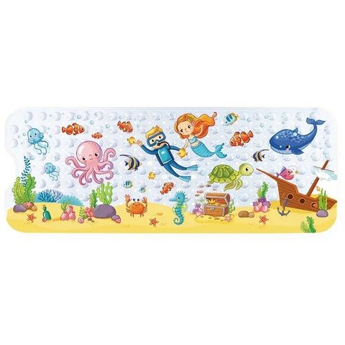 Grand tapis de bain en PVC de dessin mignon,antidérapant,pour douche,baignoire,avec ventouse,coussin de Massage doux,pour enfants et personnes âgées - Type Diving 3