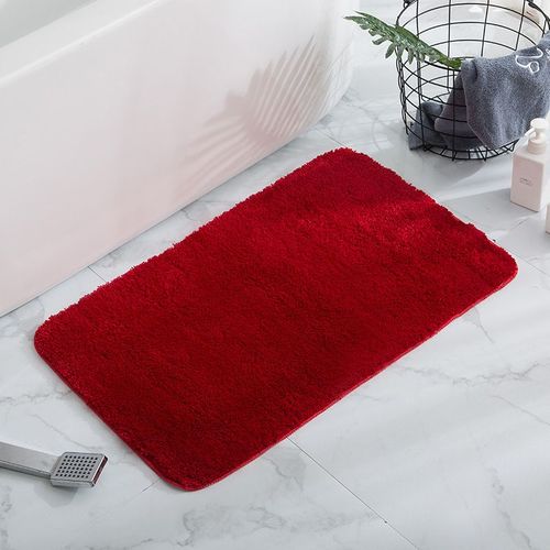 Polymères de sol absorbants pour porte,petit tapis rectangulaire,pied d'entrée HONO-ALD,hall domestique,70*140 cm - Type Rouge-70x140CM