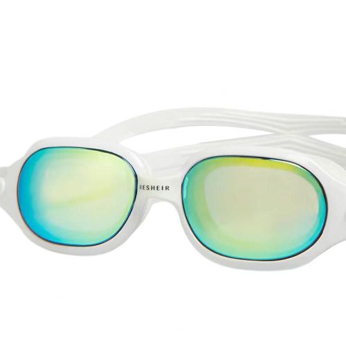 Lunettes De Natation Lunettes De Plongée À Grande Monture Protection Uv Chic Mode Hommes Femmes Lunettes De Natation Lunettes De Bain Pour Les Sports Nautiques - Type White