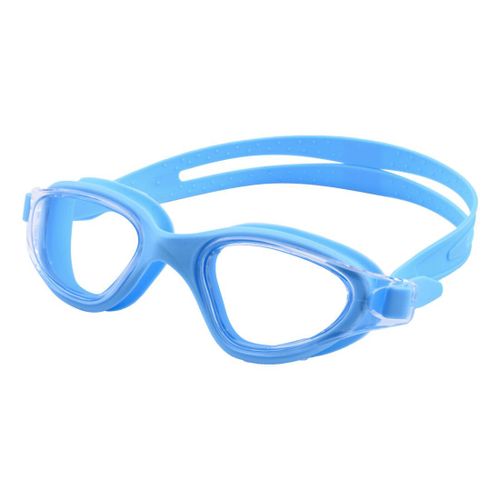 Lunettes De Natation Pour Hommes,Femmes Et Enfants,Protection Uv Anti-Buée,Étanche,En Silicone,Pour La Plongée - Type Bleu