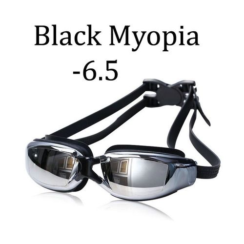 Lunettes De Natation Pour Hommes,Femmes Et Enfants,Protection Uv Anti-Buée,Étanche,En Silicone,Pour La Plongée - Type Myopia -6.5