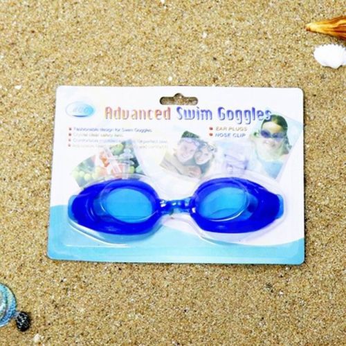 Lunettes De Natation En Silicone Pour Enfants,Piscine,Plongée,Sports Aquatiques,Étanche,Anti-Buée,Avec Bouchon D'oreille,Pince-Nez - Type 1set Dark Blue-3-12years Free Size