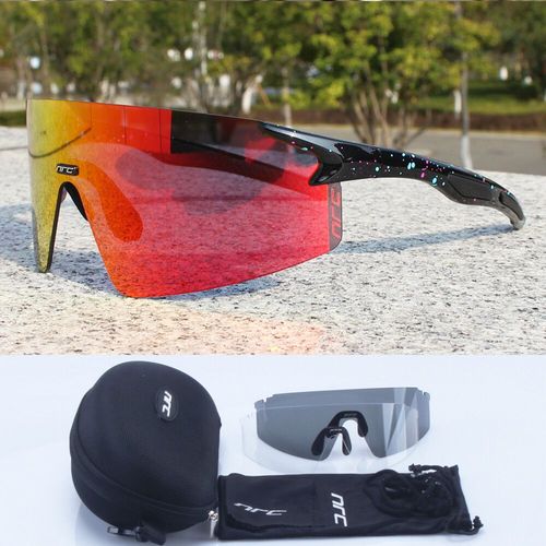 Nrc Lunettes De Soleil De Cyclisme 3 Lentilles Uv400 Tr90 Lunettes De Vélo De Sport Vtt Vtt Pêche Randonnée Équitation Lunettes Pour Hommes Femmes - Type 3lens G