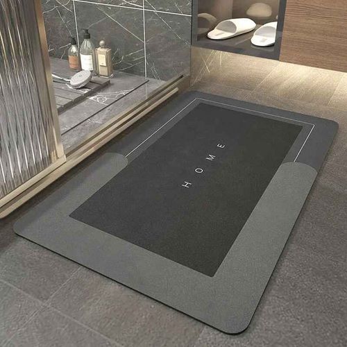 Tapis De Sol Super Absorbant : Séchage Rapide,Antidérapant,Facile À Nettoyer - Idéal Pour La Salle De Bain,La Porte,La Cuisine - Disponible - Type H-40x60cm