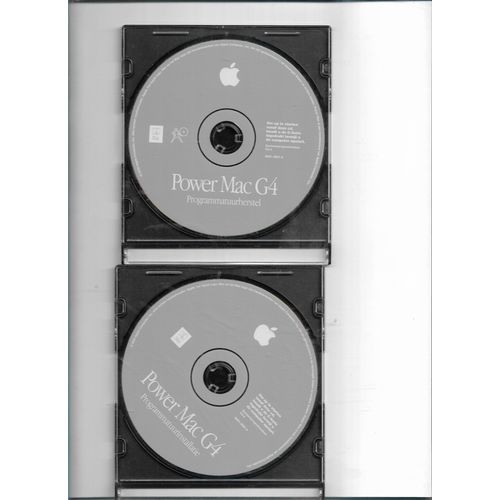 Power Mac G4 Progammatuurinstallatie Et Progammatuurherstel