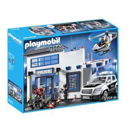 Playmobil 9372 Poste De Police Et Véhicules