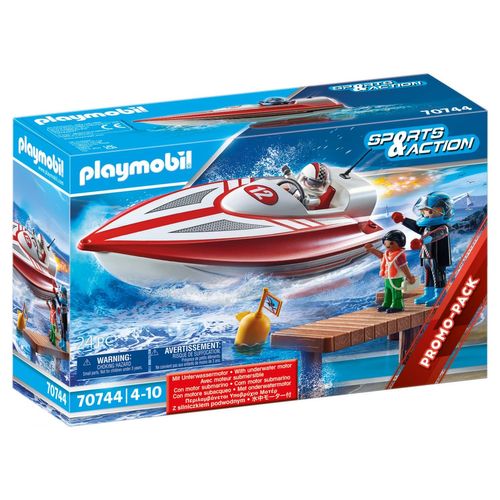 Playmobil 70744 - Bateau Rapide Et Moteur Submersible