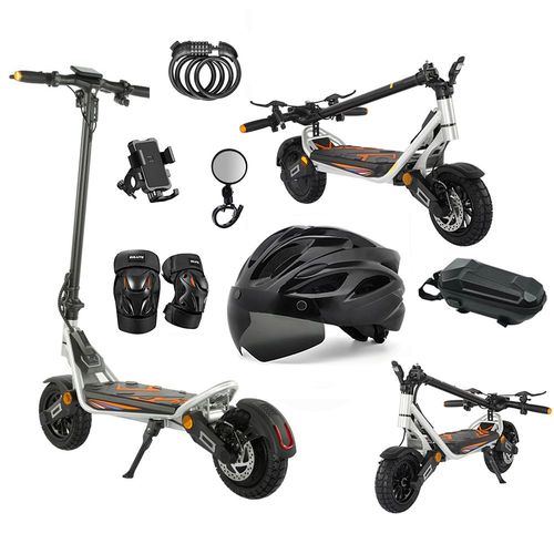 Trottinette Électrique Pliable Kukirin A1 Cadre En Fer Puissance 800w Tension 48v Vitesse Maximale 45km/H