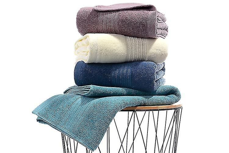 Serviettes (34*74 cm)-serviettes de piscine 100% coton fil ... - 4