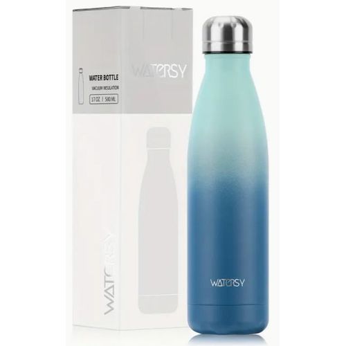 Gourde Isotherme – Parfaite Pour Le Sport Ou Le Bureau. Bouteille Isotherme Inox