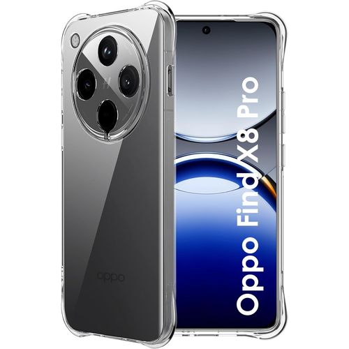 Coque Pour Oppo Find X8 Pro 5g Case,Coque De Téléphone Transparente En Silicone Résistant Aux Chocs, Coque De Protection En Tpu Souple Transparent