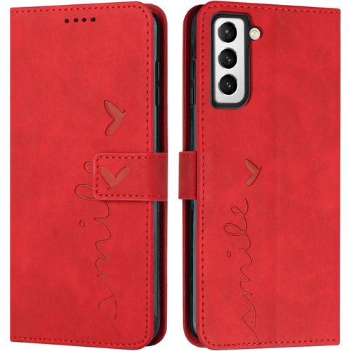 Coque Pour Samsung Galaxy S23 Plus, Étui Housse En Cuir Pu Premium Samsung Galaxy S23 Plus, Magnetique Flip [Pochette De Portefeuille], Etui De Protection Pour Samsung Galaxy S23 Plus (#Rouge)