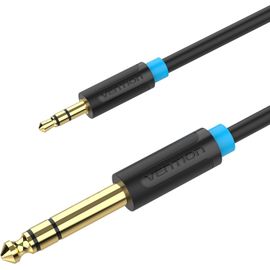Câble jack stéréo 3,5 mm vers 6,35 mm, adaptateur audio stéréo mâle vers mâle, connecteur plaqué or, ordinateur portable, appareils Home Cinéma et amplificateurs de mixage
