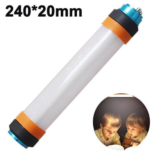 Lanterne De Camping Rechargeable, Banque D'alimentation 2000 Mah, Étanche Ip68-Moyen