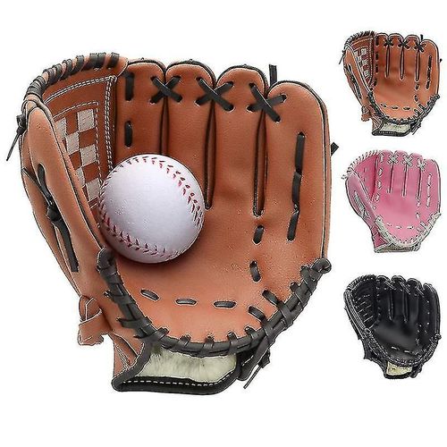 Gant De Baseball De Sport En Plein Air Équipement D'entraînement De Softball Taille 9,5/10,5/11,5/12,5 Main Gauche Pour Enfants/Adultes Homme Femme Entraînement-10,5 Pouces Pour Enfant