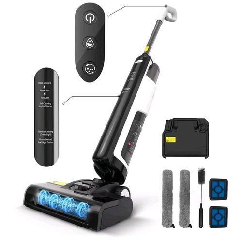Aspirateur laveur Sol humide et sec désinfectant sans fil