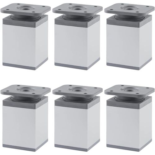 6 Morceaux Pieds de Meubles Réglables Pied de Table Reglable Hauteur, Pieds de Meuble pour Canapés Armoires Supports TV Plans de Travail Bureaux