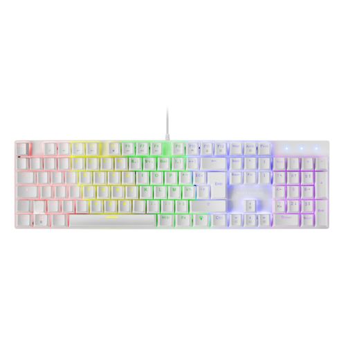 Clavier Gamer Mécanique (blue Switch) Mars Gaming Mk422 Rgb (blanc)
