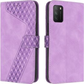Coque Pour Xiaomi Poco M3/Redmi 9t/Redmi 9 Power, Etui Protection Housse Premium En Cuir Pu Portefeuille Étui Téléphone [Fermoir Magnétique] [Fentes Pour Cartes] Flip Case(Pourpre