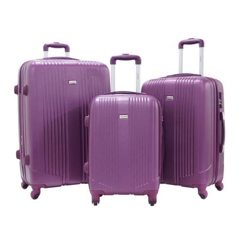 Alistair "Airo" Set de 3 Valises - Violet