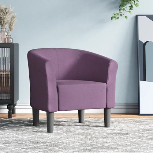 Vidaxl Fauteuil Cabriolet Violet Tissu